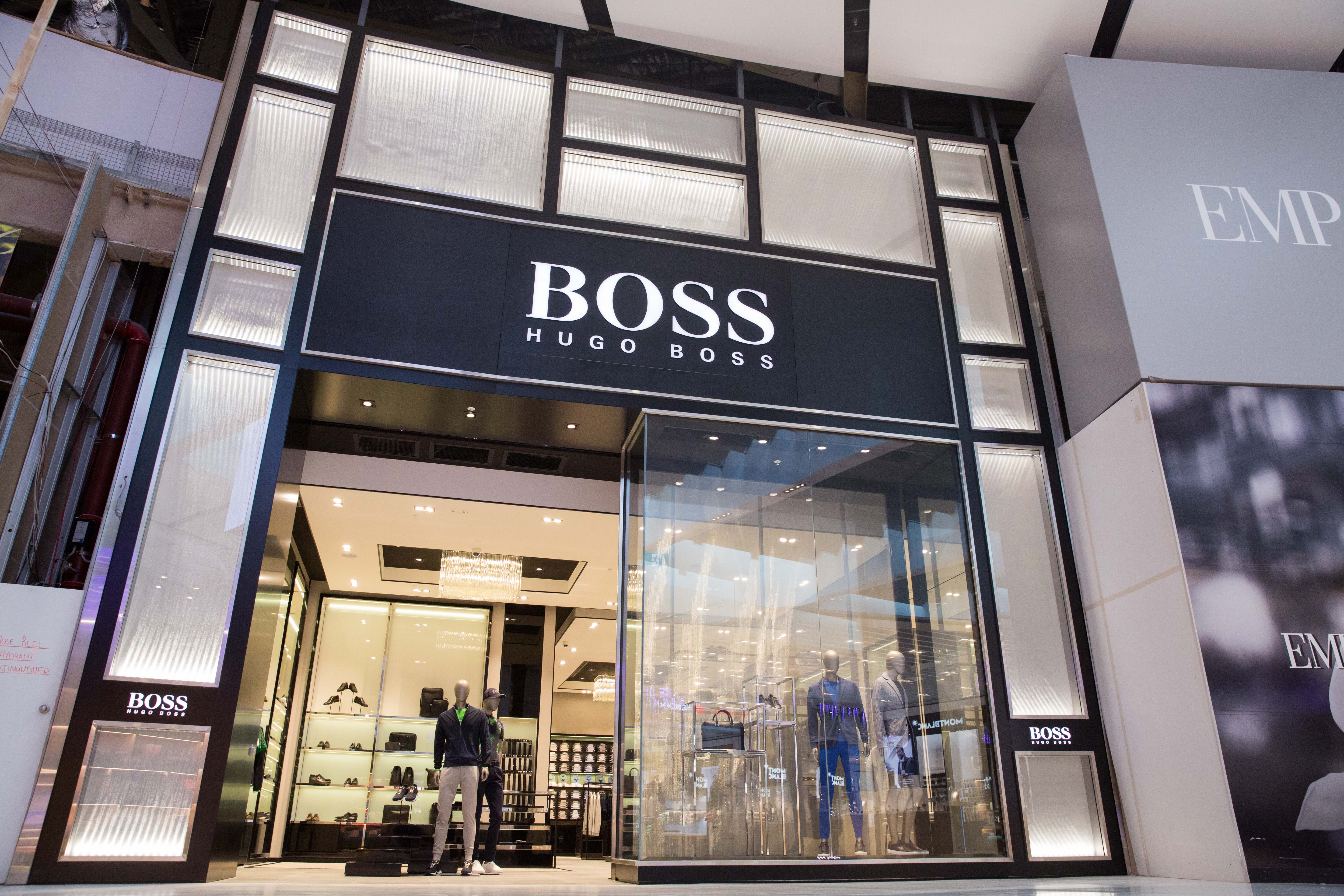 hugo boss showroom in kolkata