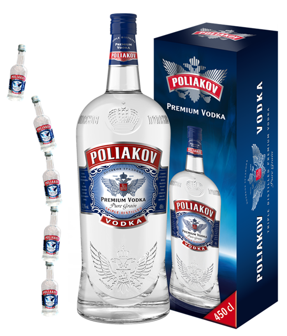 Bigger is better Poliakov vodka launches giant bottle The Moodie