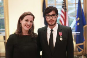 Bénédicte de Montlaur Cultural Counselor of the French Embassy hosted the ceremony in New York at which François Nars was presented with the Légion d’Honneur