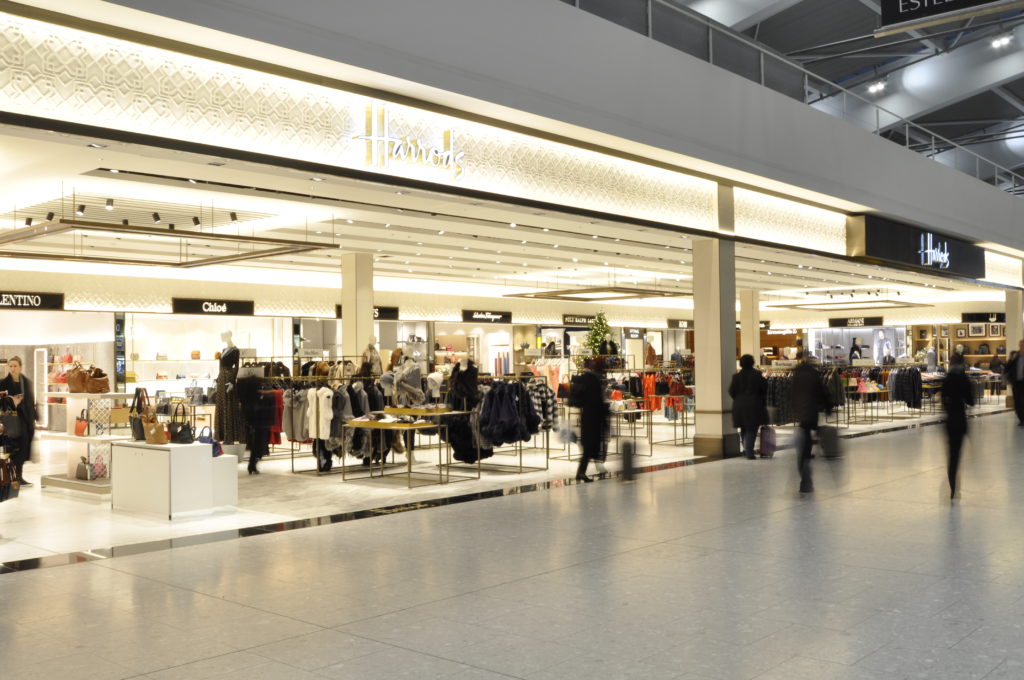 Elegance and cohesion mark Harrods reopening at Heathrow Airport