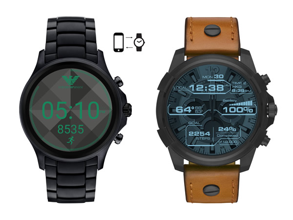 fossil armani smartwatch