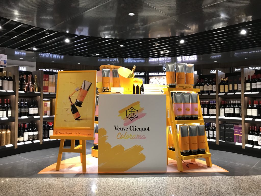 Veuve Clicquotディスプレイヴーヴクリコ