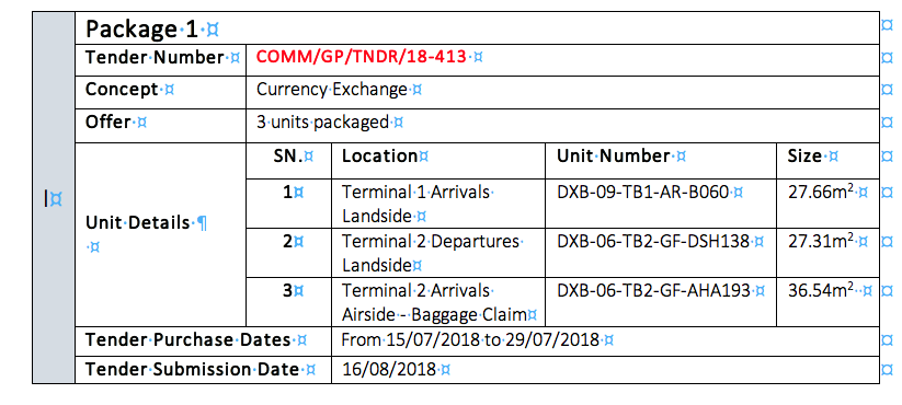 Dubai Airports Tenders Foreign Exchange Concessions The Moo Dubai Airports Tenders Foreign Exchange