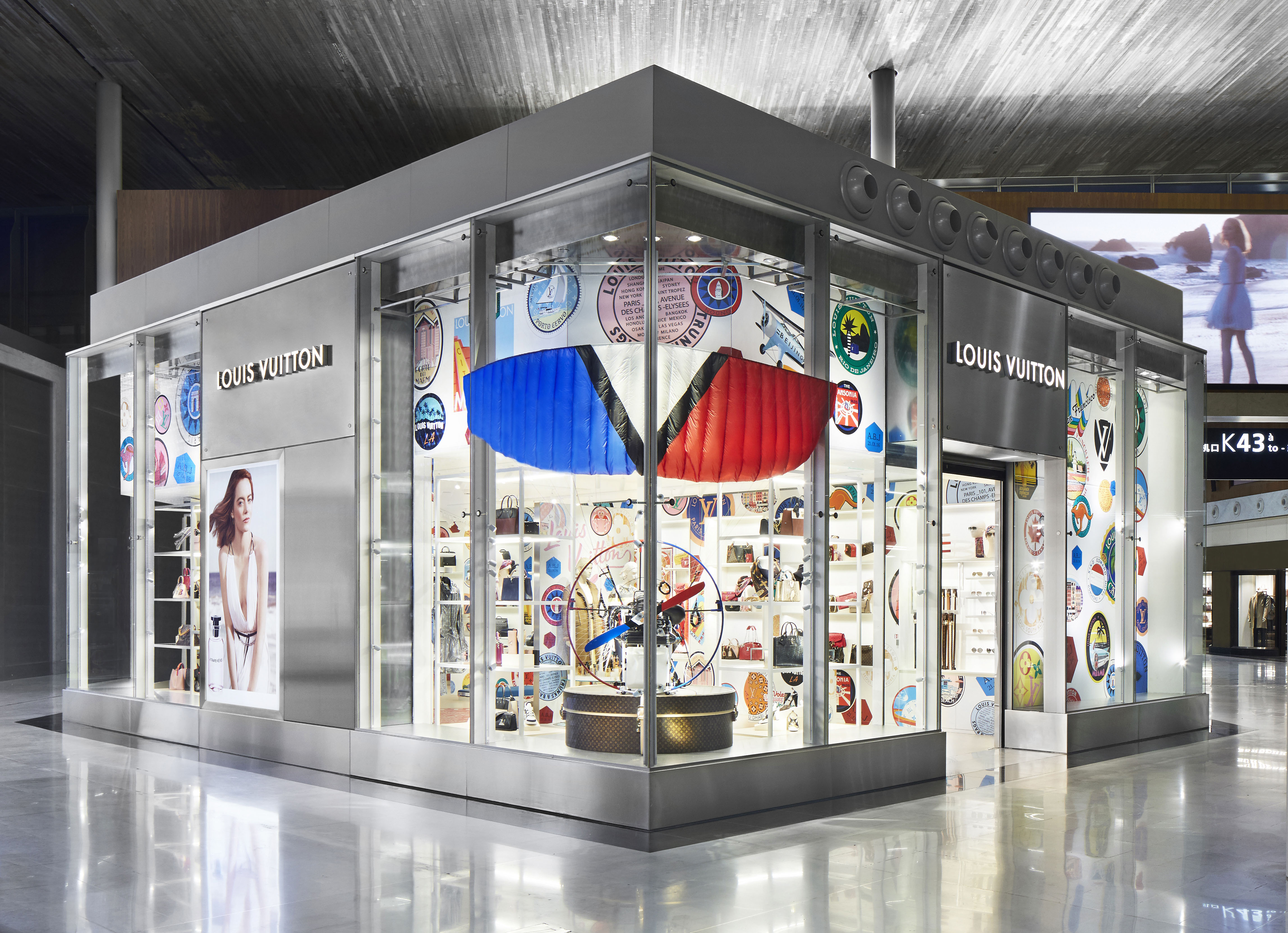 Louis Vuitton Charles de Gaulle T2E store, France