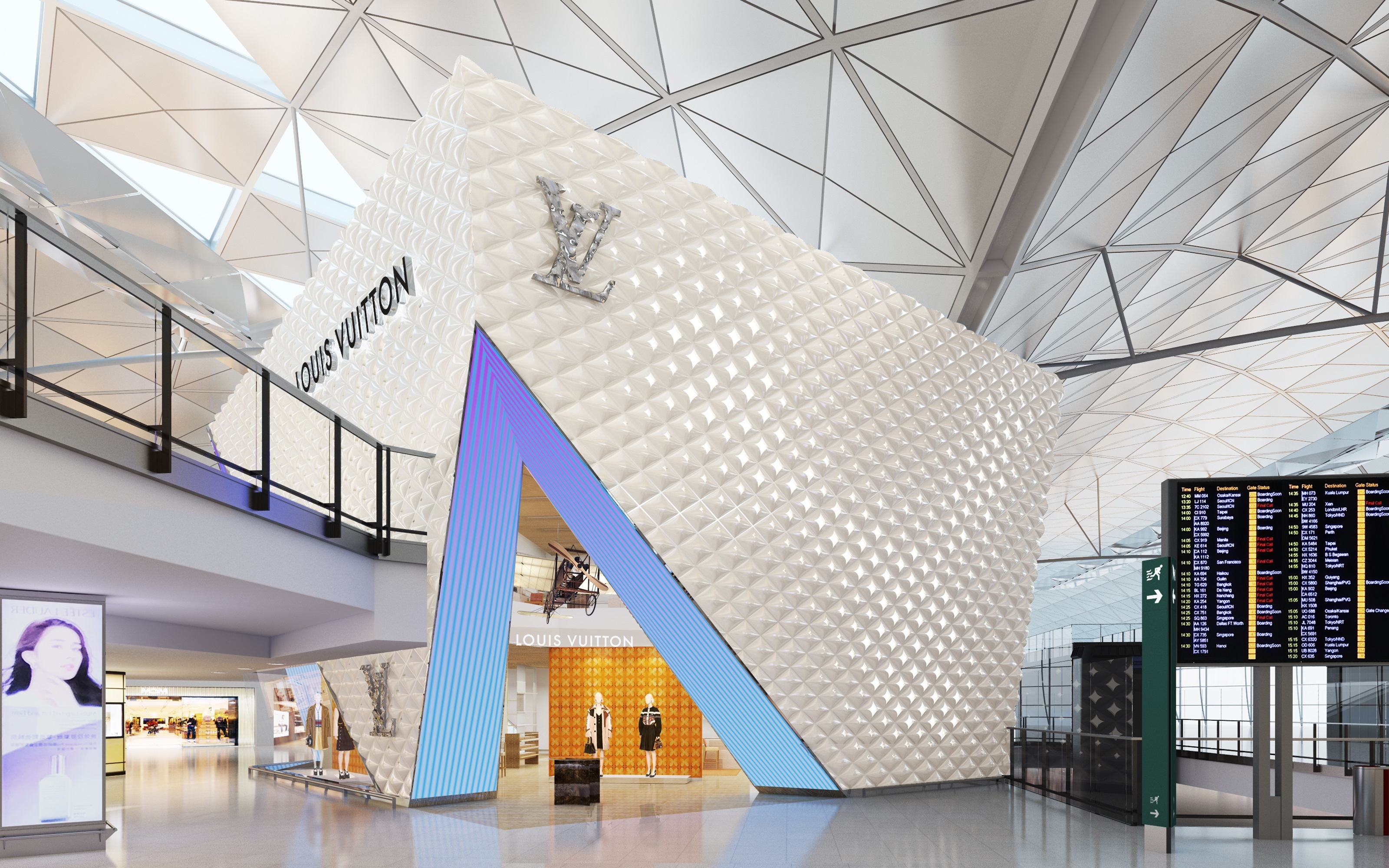 Louis Vuitton duplex store at Hong Kong Airport on track despite closure reports - The Davitt -The Moodie Davitt Report