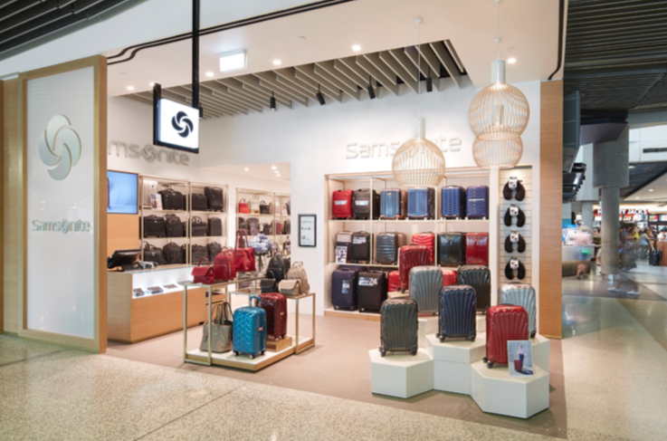 samsonite luggage store