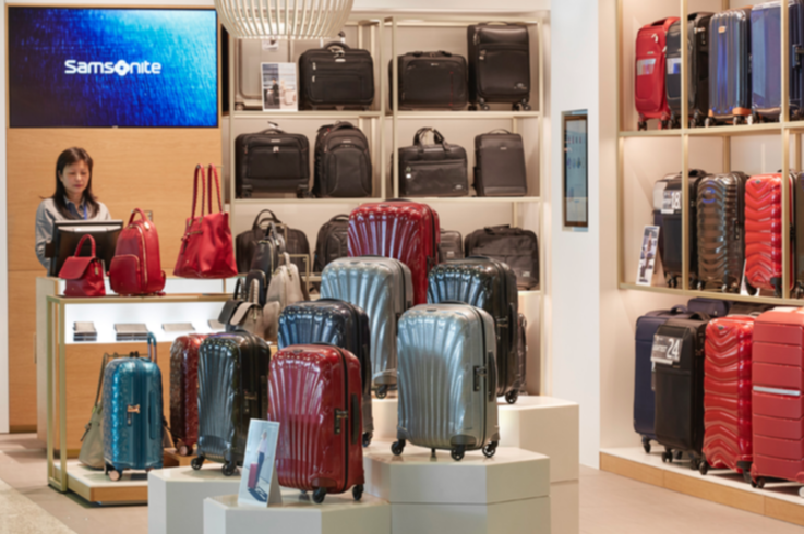 samsonite retailers