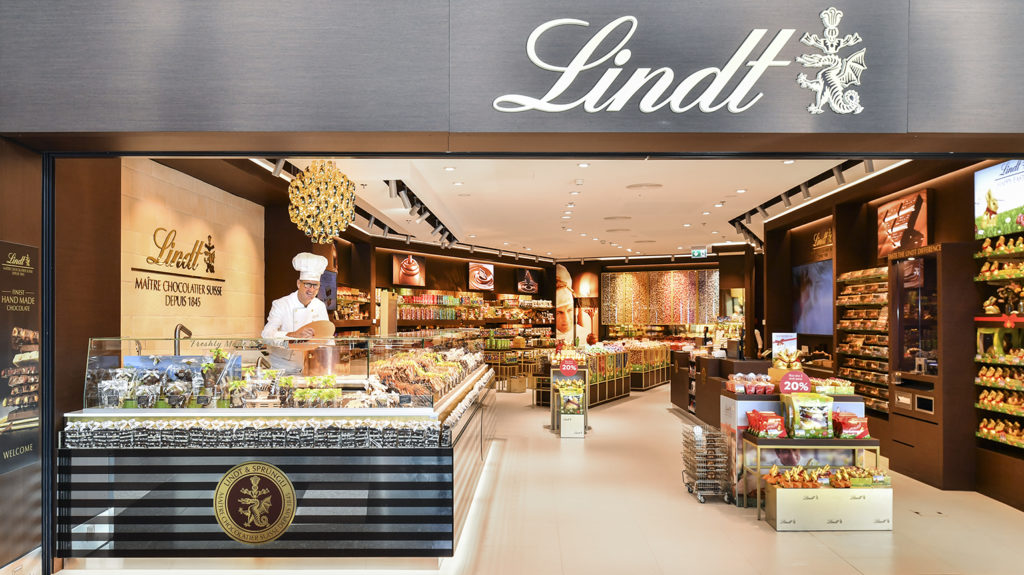 Serving up an ace concept Roger Federer opens revamped Lindt boutique