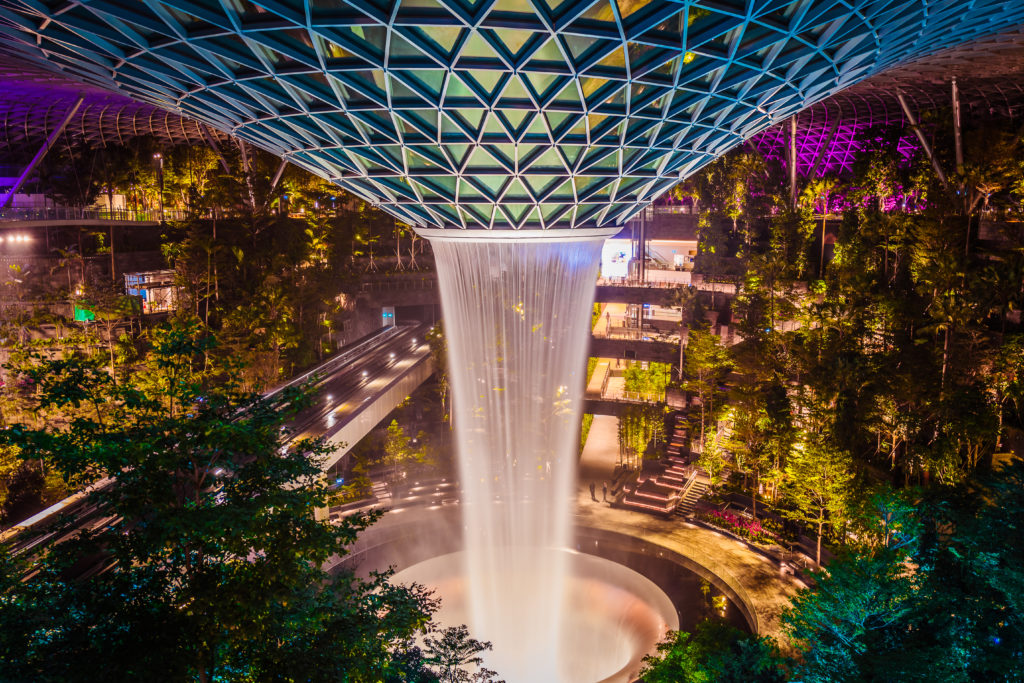 A wonder of the aviation world Jewel Changi Airport ready to open to