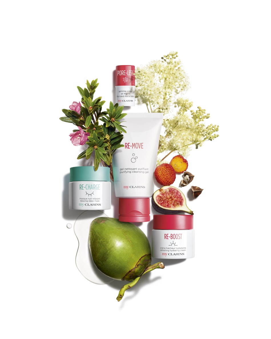 clarins re boost range