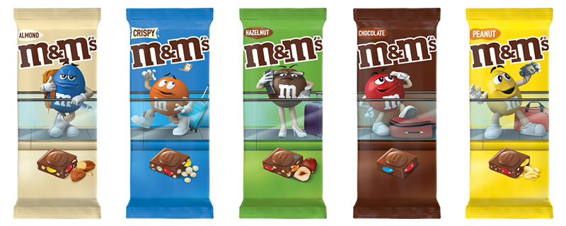 M&M Milk Chocolate Bar with Mini's & Almonds