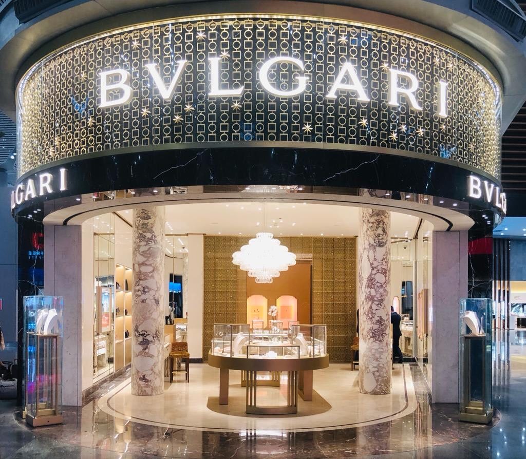 luxury boutique at Istanbul Airport 