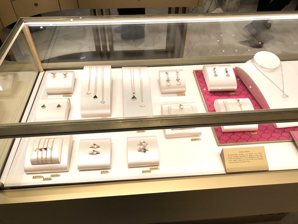 bvlgari jewellery duty free