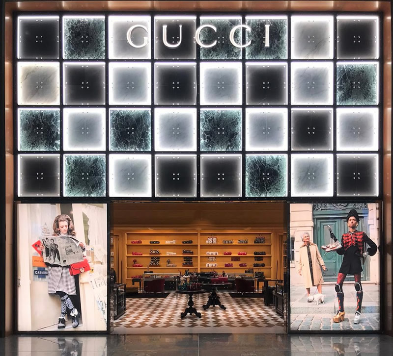 gucci in the gucci store