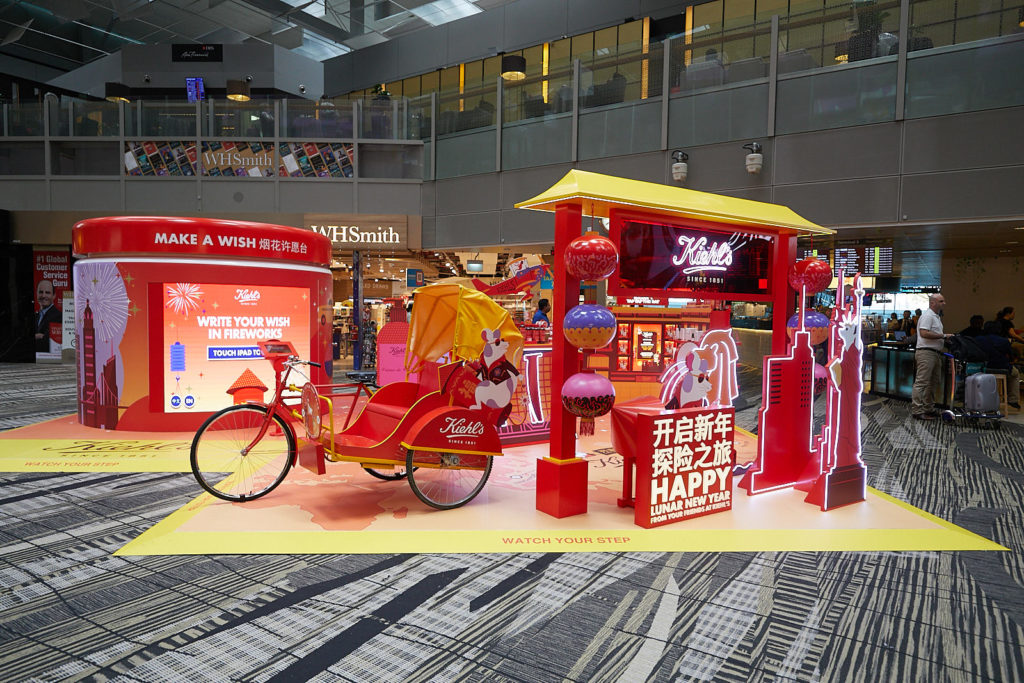 Kiehl S And Shilla Unveil Spectacular Lunar New Year Animation At Changi Airport The Moodie Davitt Report The Moodie Davitt Report