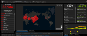 Northern Italy in lockdown Chinese infection rate plummets 32 JHU March 1