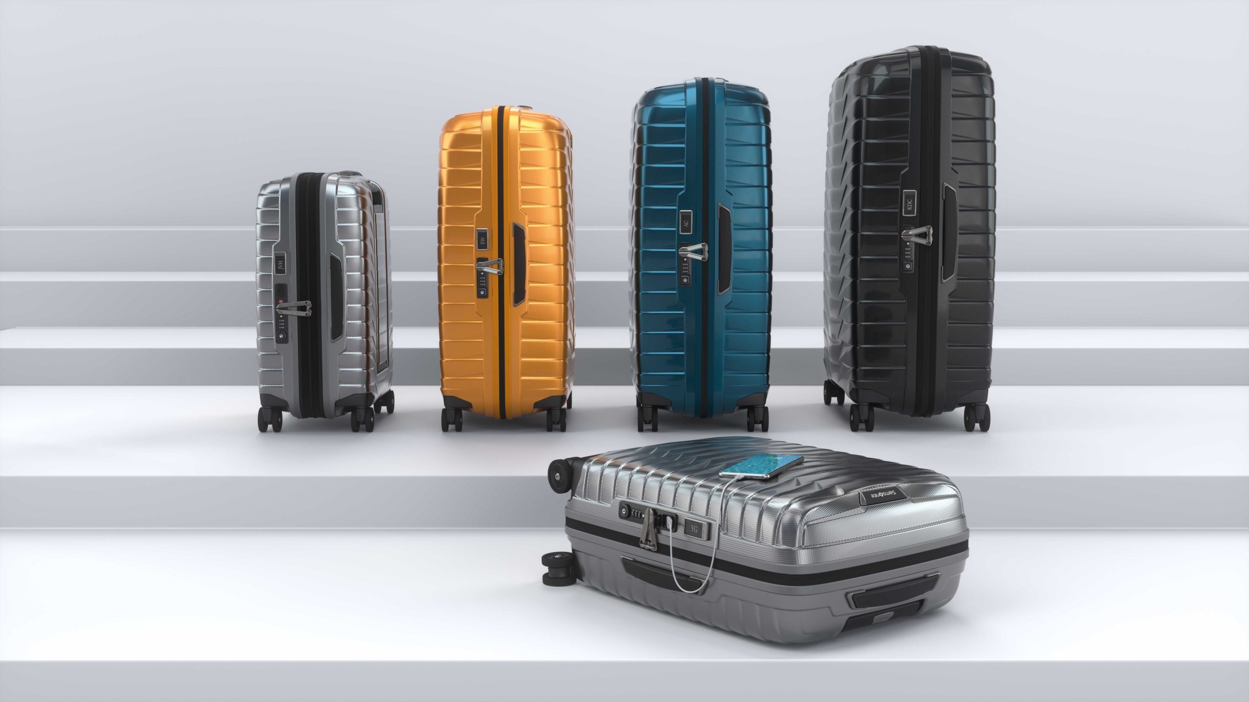samsonite luggage material