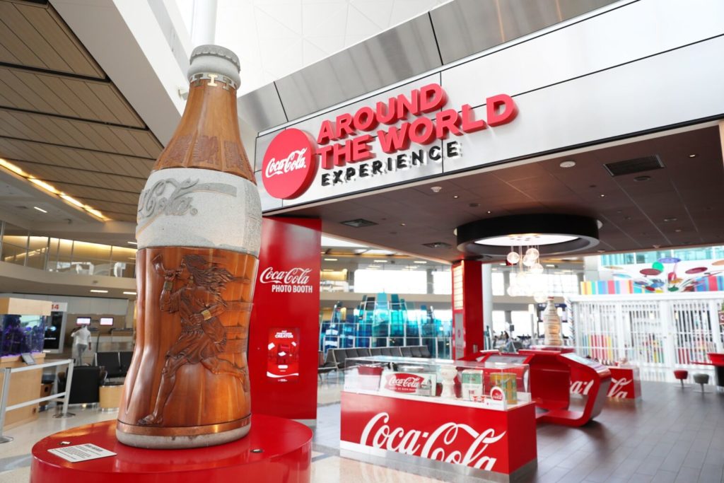 Coca-Cola creates an Around the World Experience at Dallas Fort Worth