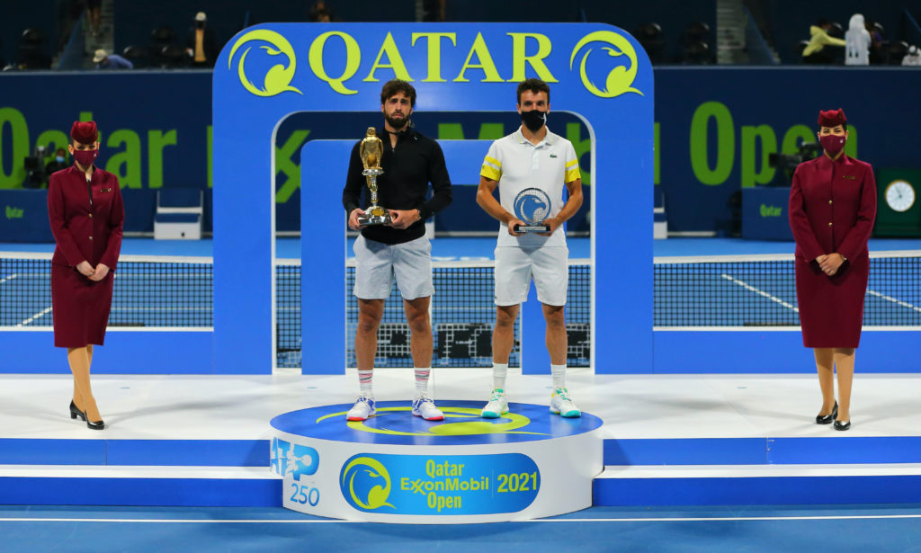 Nikoloz Basilashvili wins Qatar ExxonMobil Open with Qatar Airways and