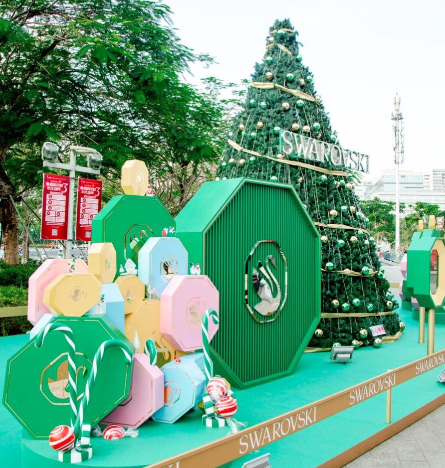 Swarovski and CDFG light up Haikou Mova Mall for Christmas The Moodie