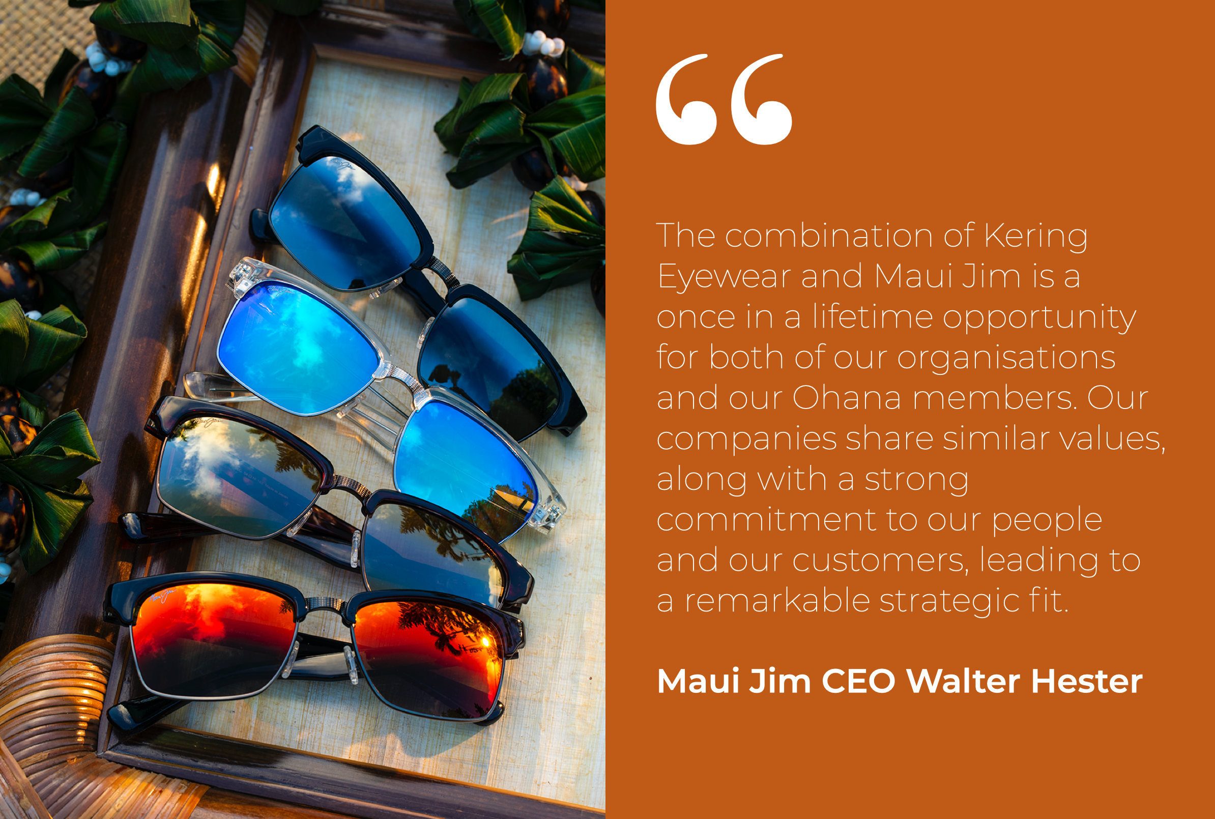 Kering Eyewear acquires Hawaiian 
