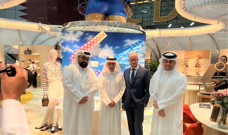 Louis Vuitton makes striking debut with Qatar Duty Free at Hamad ...