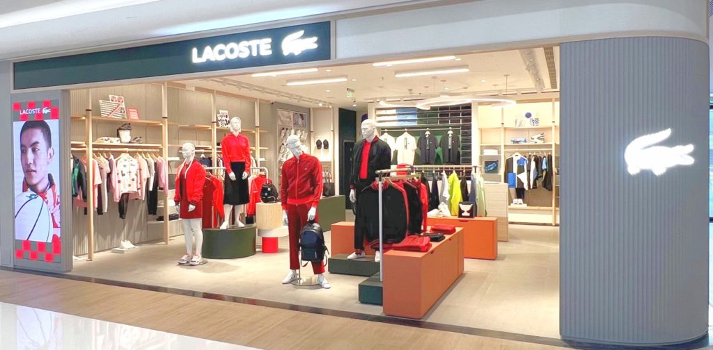 shops that sell lacoste