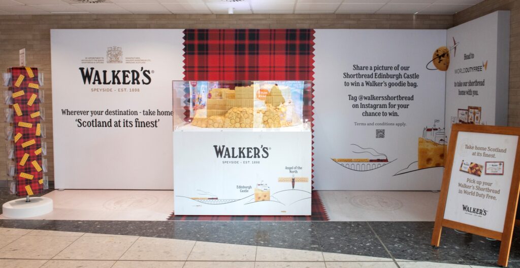 Walker’s Shortbread underlines Scottish heritage in new travel retail